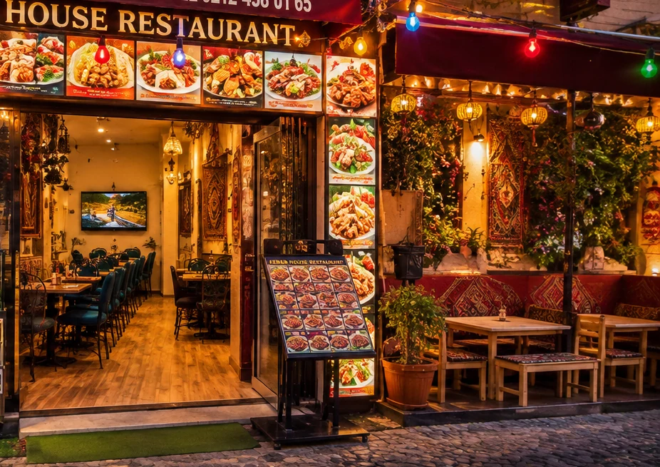 Kebab House Restaurant Cankurtaran İstanbul otantik dış cephe