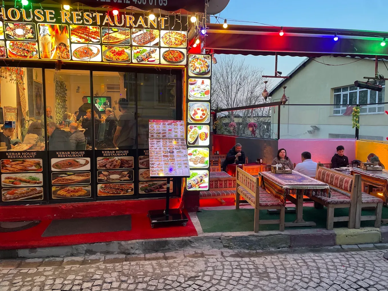 Kebab House Restaurant storefront in Cankurtaran Istanbul